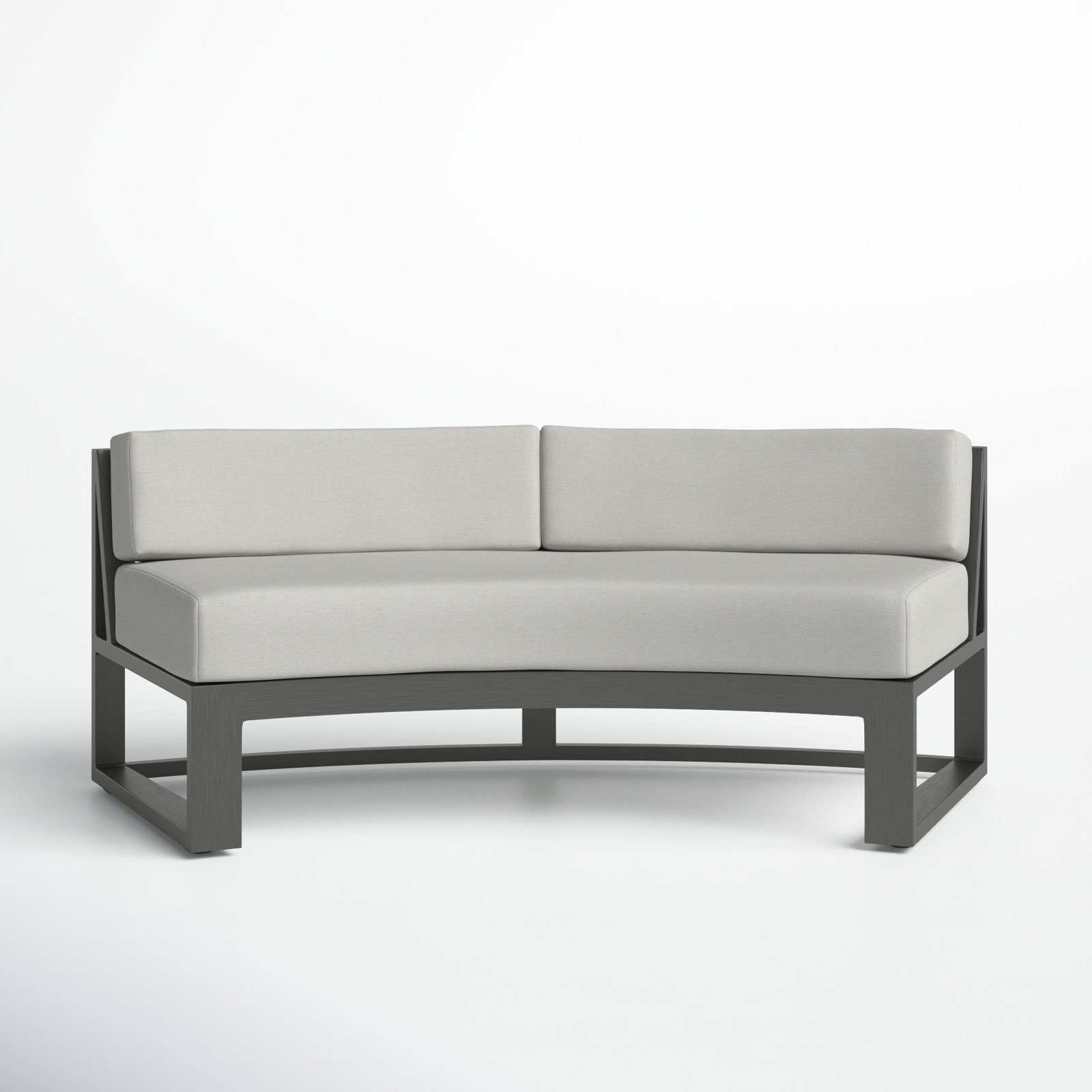 Georgie 69" Sunbrella® Patio Loveseat, Cast Silver Sunbrella®
