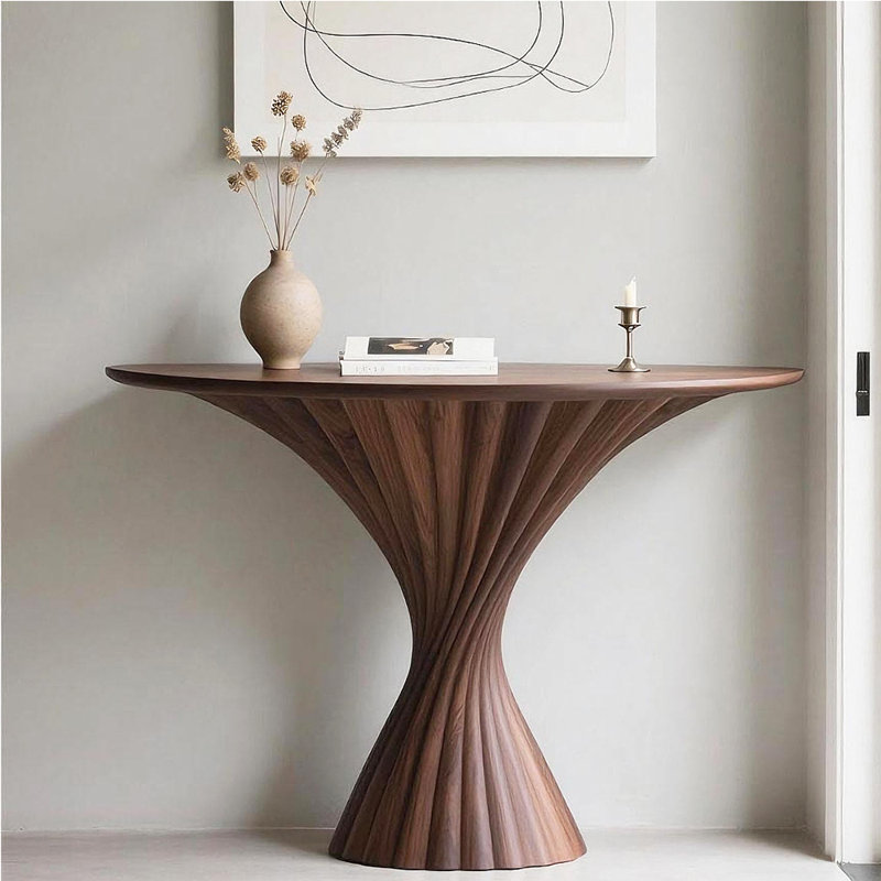 Nouvelle console en bois massif chinois, H 35,4 po x l 47,2 po x P 15,7 po