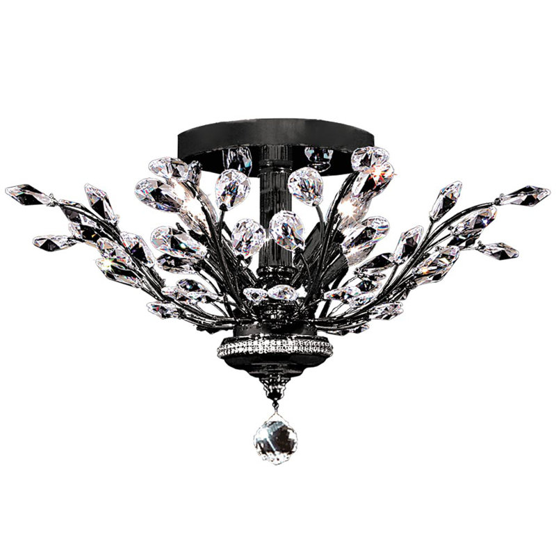 Plafonnier encastré Florale Collection, Or