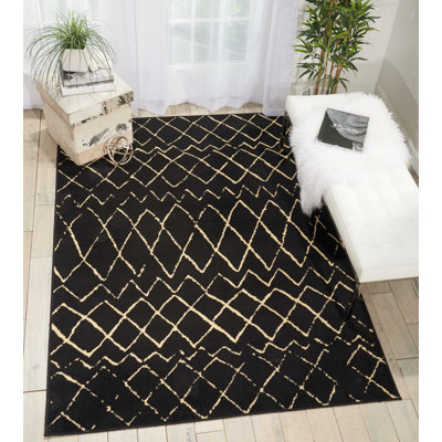 Tapis noir Bo Bo