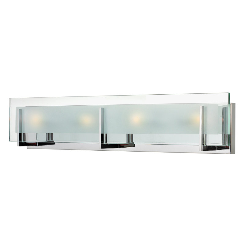 Latitude 4-Light Bath Bar, Chrome, Incandescent