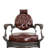 Heledd Wide Faux Leather Reclining Barber Chair-40550030-40550031