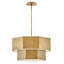 Lustre hexagonal convertible à deux niveaux Facet-94487039-94487038