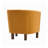 Fabric Barrel Accent Chair with Rubberwood Legs-1762691244