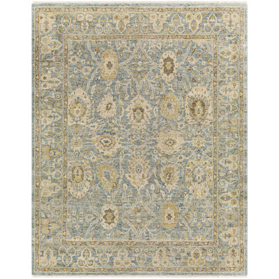 Wool Floral Area Rug