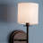 Erzin Steel Armed Sconce-709603337