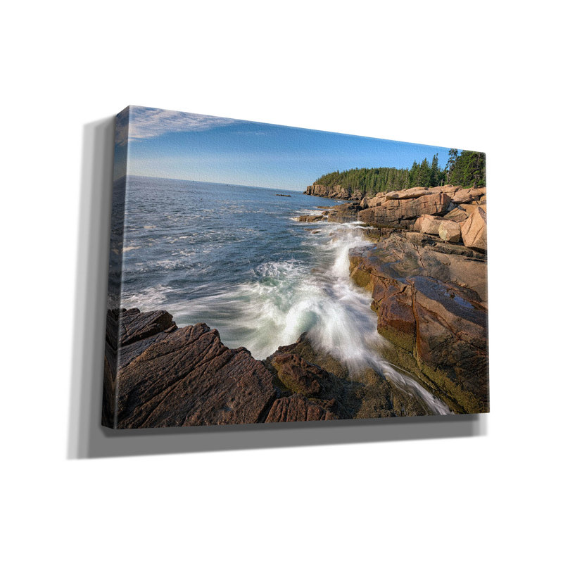 «Springtime Acadia National Park» par Rick Berk, art mural sur toile, H 18 po x l 26 po