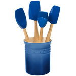 Le Creuset Silicone 5 piece Utensil Set with Crock
