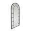 Miroir de plancher surdimensionné en métal Jesselyn