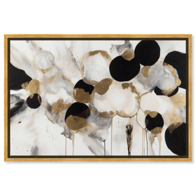 Art moderne abstrait sur toile Glam Snowballs par Art Remedy