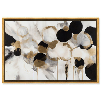 Art moderne abstrait sur toile Glam Snowballs par Art Remedy