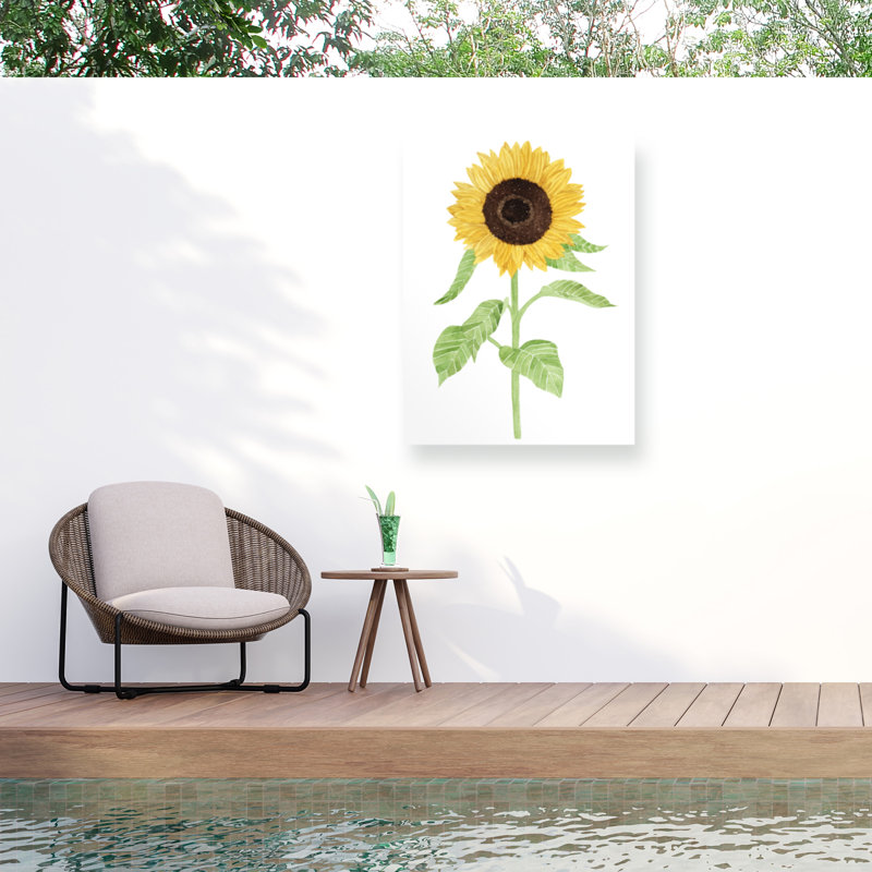Toile de tournesol Sarah Frances, H 19 po x l 14 po