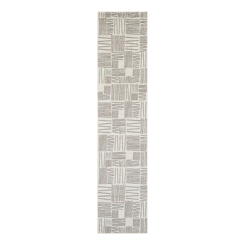 Anaka Geometric Indoor Rug, Runner 2'7" x 12'