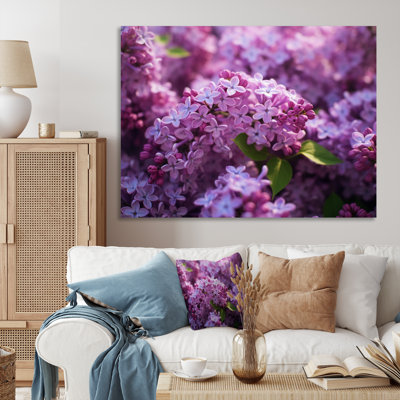 «Lilac mauve», impression sur toile