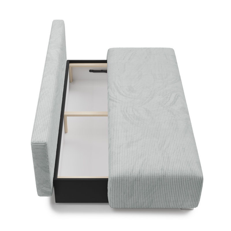 Adriyana 3 Seater Sofa Bed, Grey