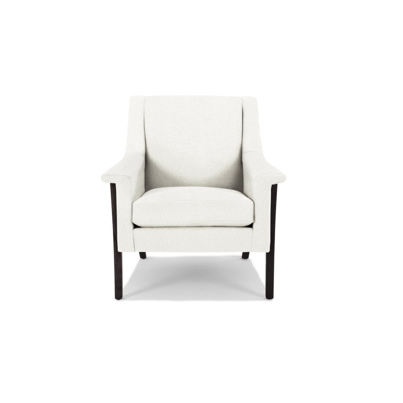 Fauteuil Arlo, Wengé, Polyester acier