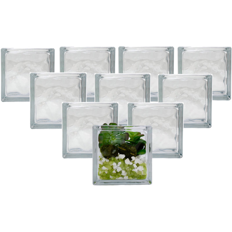 Glass Block Craft /Pot Planter