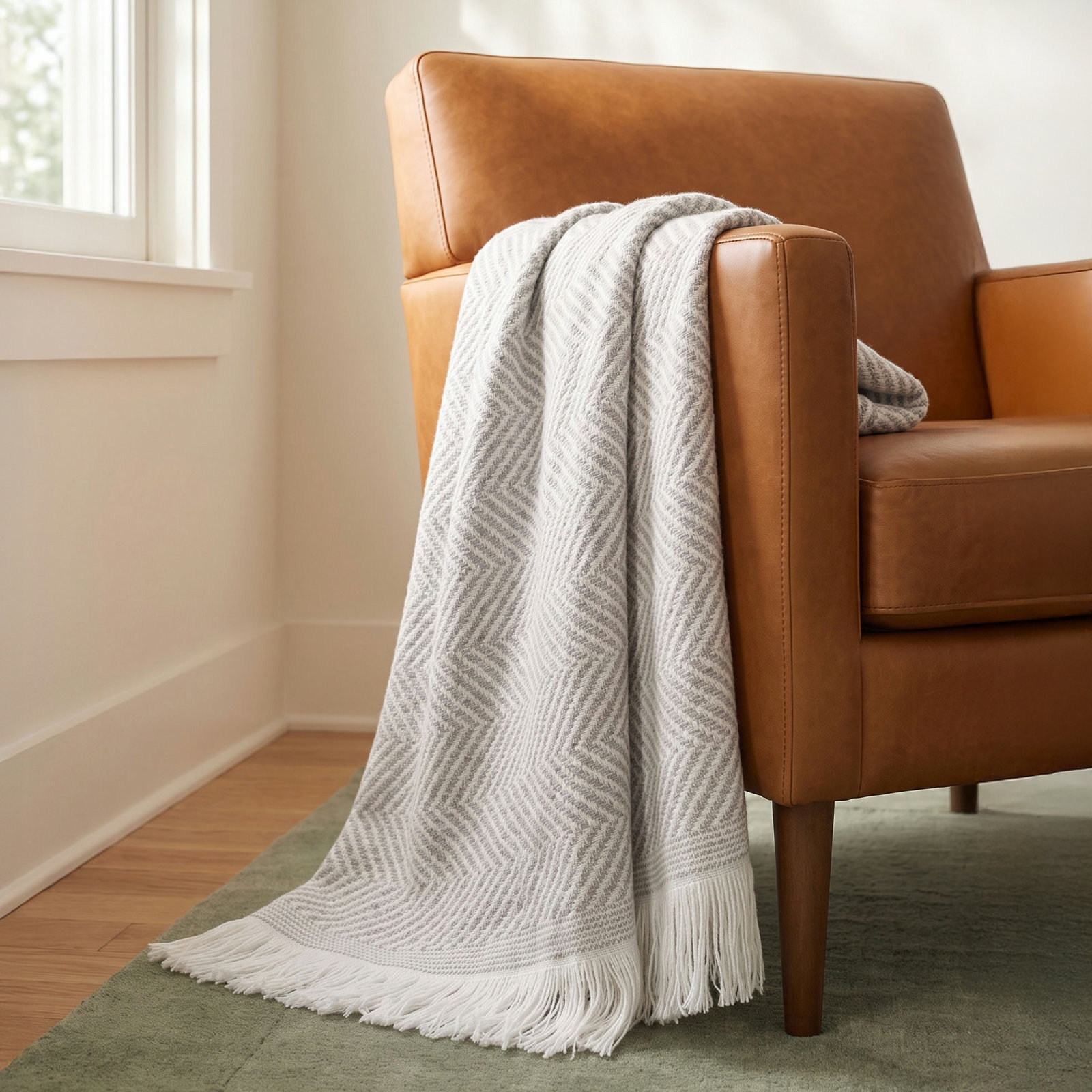 Sunbrella® Performance Throw Blanket, Cloud