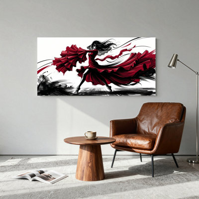Dancing Flame Canvas Wall Art Set Of 1