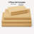 Rug Branch California Cotton Club 3 PC Twin Sheet Set – 600 Thread Count, 100% Long-Staple Cotton, Fits Thick Mattresses, Soft Sateen Weave, Breathable, Durable, Machine Washable – Gold-118550742-118550755
