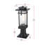 Lampadaire extérieur Ohman 6 pouces en noir
