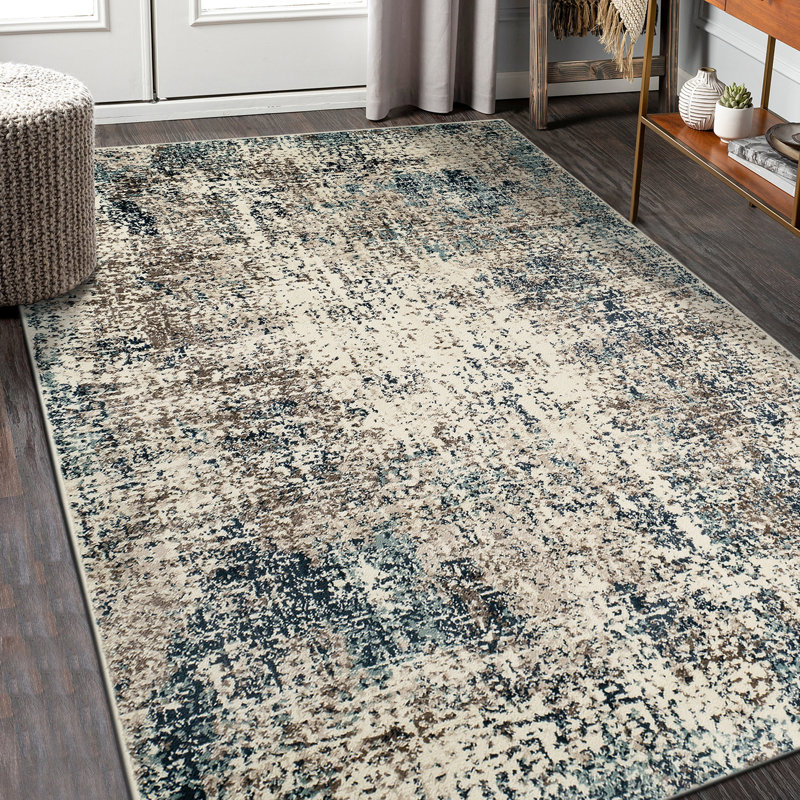 Tapis à poils courts Beacham, Rectangle 7 pi 9 po x 9 pi 9 po