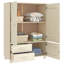 Armoire garde-robe pour armoire garde-robe en bois de pin massif Hamar-859741181