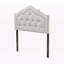 Tête de lit tapissier avec capitonnage à boutons Avinsh, H 55,19 po x l 39,08 po x P 2,56 po-1577387403-1577387407