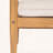 Outdoor Acacia Wood Left-Arm Sofa