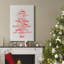Arbre de Noël - reproduction d'art sur toile tendue-1069080486