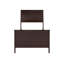 Lit de base en bois massif L piéton avec pied de lit assorti-860483178-860483176