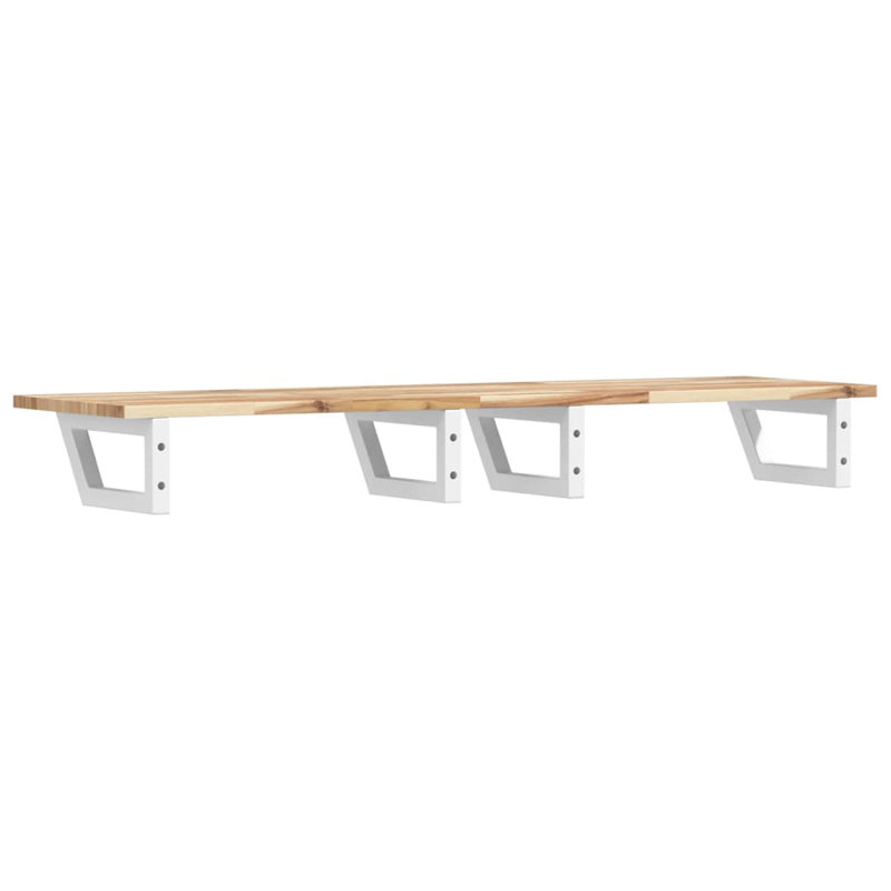 Accent Shelf, White, 2" H x 120" W x 40" D