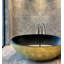 Vast Studio Aged Brass Freestanding Oval Bathtub – Brass Interior Deep Soaking Solid Surface Tub with Metallic Luxury Finish & Contemporary Spa-Inspired Design-1274867885