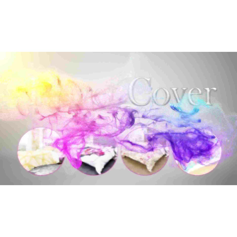 Full/Queen Watercolor Floral Microfiber Duvet Cover Set