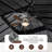 12 pi. L 12 pi. D Pavillon de jardin avec double toit