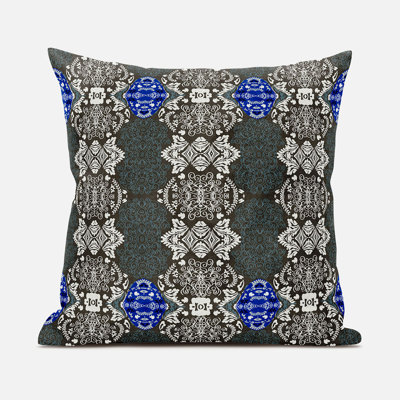 Geometric Outdoor Reversible Throw Pillow