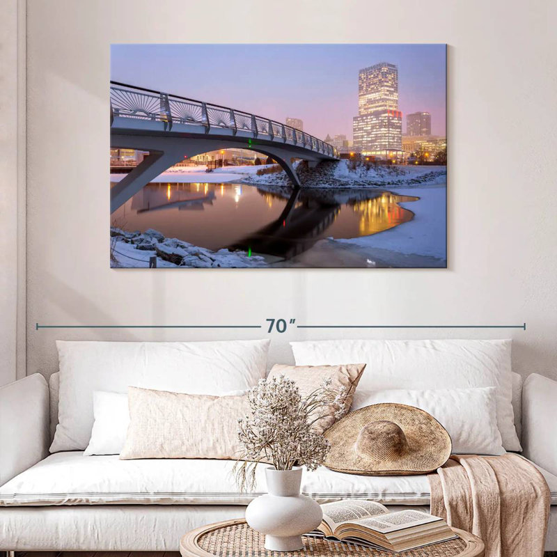 Nicci Milwaukee Winter Reflections, 32" H x 48" W