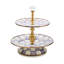 Violet Check Two Tier Sweet Stand
