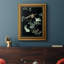 Midnight Floral I, toile encadrée de qualité supérieure - prête à être accrochée-259891101