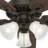 Builder Plus 52"  5 - Blade Standard Ceiling Fan with Pull Chain and Light Kit Included-23681158