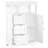 Goldean 34'' H X 22'' W X 11'' D Freestanding Bathroom Cabinet With Adjustable Shelf-594366867