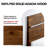Antione Acacia Solid Wood Platform Bed, Bed Frame with Headboard, Farmhouse Bed Frame Style-91742392-91742389
