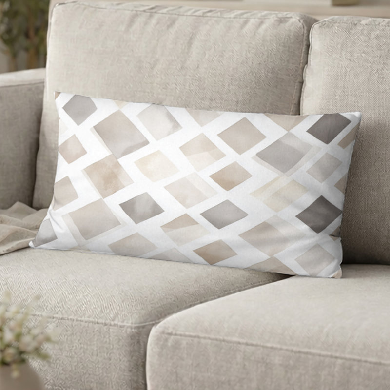 Coussin décoratif moderne Modern, H 12 po x l 20 po