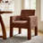 Natalie 26"W Modern Upholstered Fully Assemble Dining Chair With Solid Wood Legs-32886054