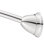 Magnetix 60" L Adjustable Curved Tension Shower Curtain Rod & Hook Set