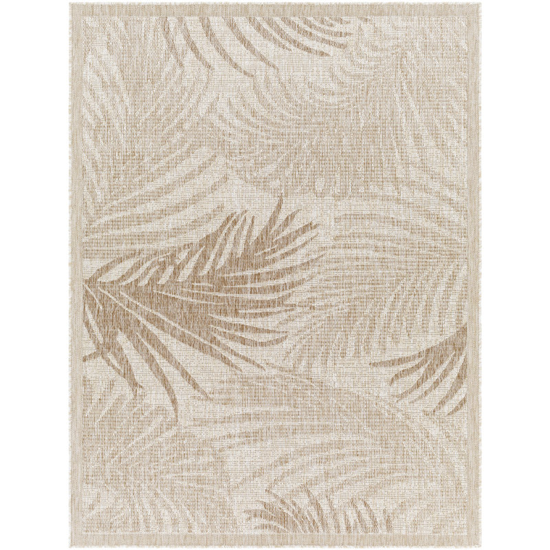 Brisbin Indoor & Outdoor Boho Jute-Look Rug Beige, Rectangle 160 x 213cm