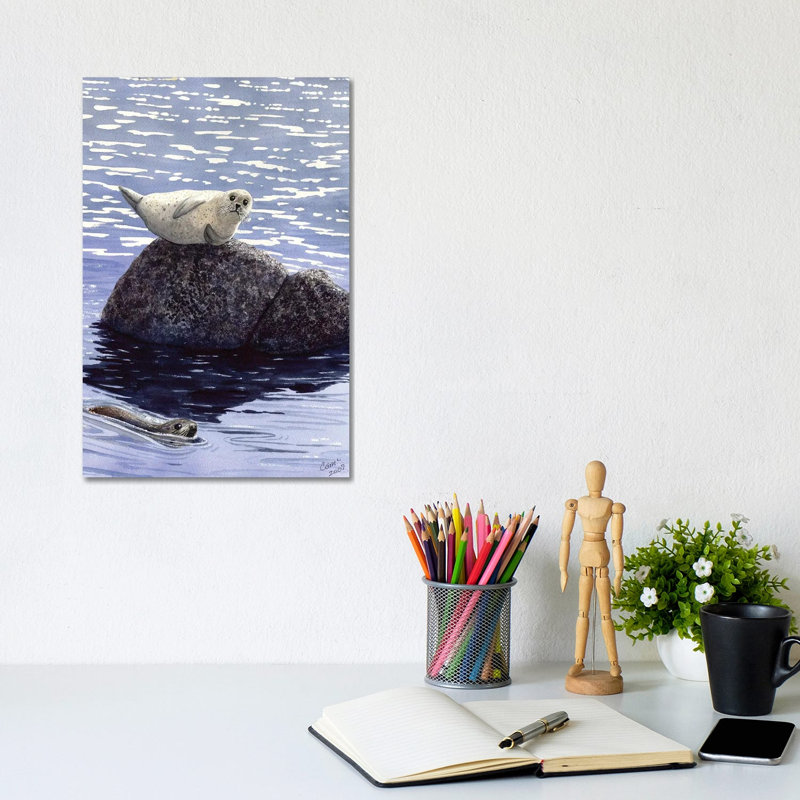 Show Off by Catherine G McElroy - Gallery-Wrapped Canvas Giclée on Canvas, 20.32 cm H x 30.48 cm W, No Frame