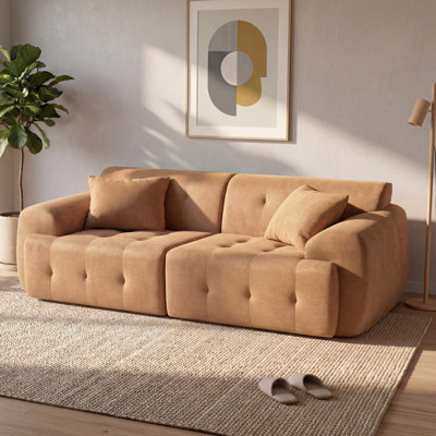 2 Seater Fabric Corner Sectional