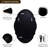 Contemporary Oval Scalloped Wall Mirror Irregular Bathroom Vanity Mirror | Stainless Steel Frame-1001110043-998856491