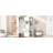 4-in-1 Hall Tree with Padded Bench, 4 Hooks, and Multi-Tier Storage Shelves-129607295